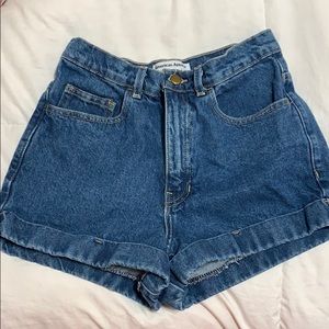 American Apparel |  High Waist Shorts